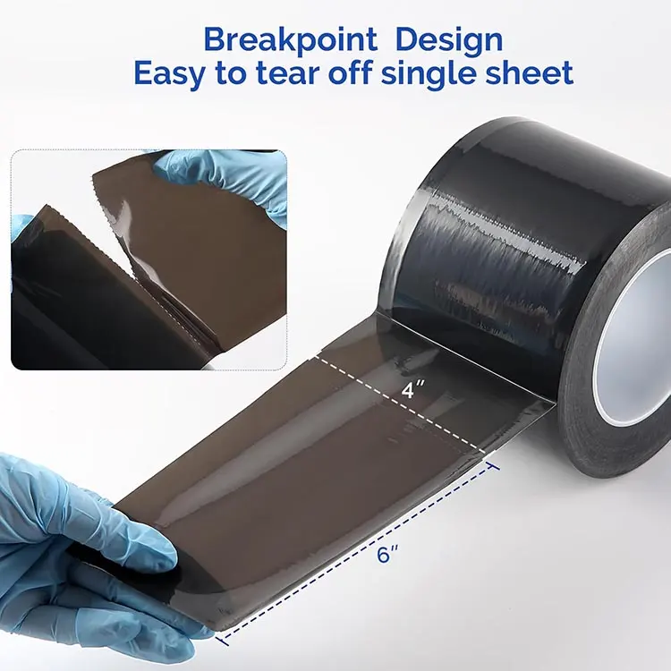 Medical-grade tattoo barrier film protecting equipment