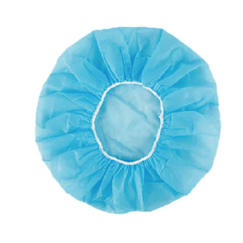 blue bouffant caps blue